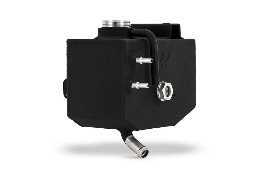 Mishimoto Coolant Expansion Tank - Miro Wrinkle Black - Bronco 2021+ 2.3L/2.7L