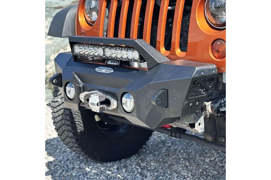 Rock-Slide Engineering Appalachian Steel Stubby Front Bumper - JK