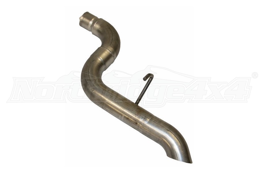 Jeep JL 4dr 2.0L Diamond Eye Performance 3in Aluminized Muffler Delete