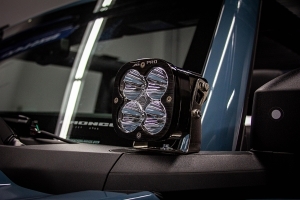 Baja Designs Squadron Pro Series A-Pillar Light Kit w/ Upfitter  - Ford Bronco 