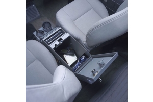 Tuffy Security Deluxe Stereo Center Console - 8in Wide, Charcoal - YJ/SJ/CJ