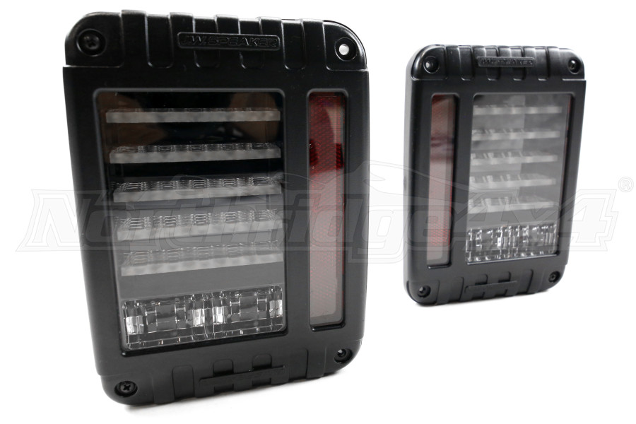 Jeep JK JW Speaker 279 J Series LED Tail Light Kit - Jeep Rubicon 2007-2018, 0347531