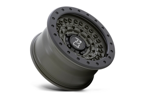 Black Rhino Barricade Wheel, 17x8.5 5x5 -18mm - Olive Green - JT/JL/JK