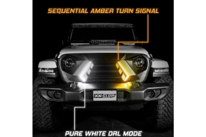 XK Glow XKCHROME LED Grill Kit  - JL/JT