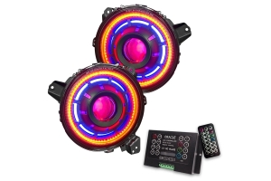 Oracle Oculus ColorSHIFT Bi-LED Projector Headlights - 2.0 Controller - JT/JL