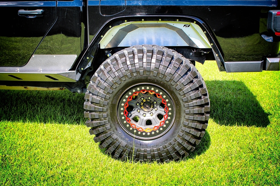 Motobilt Rear Aluminum Inner Fenders - Bare - JT 
