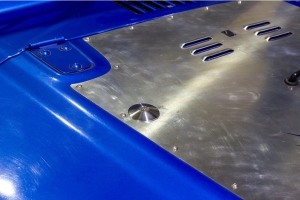 Kentrol Hood Bumper Deletes - Polished Stainless Steel  - JK/TJ