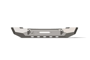 Crawltek Pyro Mid-Width Front Bumper - Black - TJ/LJ/CJ/YJ
