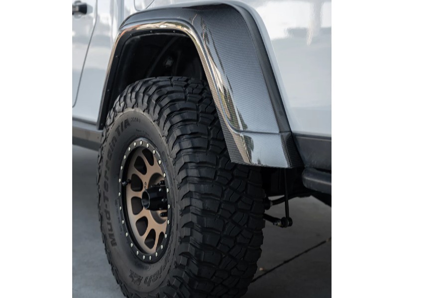 Anderson Composites Carbon Fiber Rear Fender Flares - Pair - JT