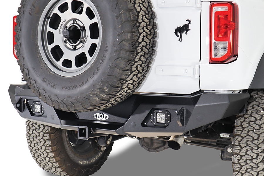 LOD Destroyer Rear Bumper Only - Black  - Bronco 2021+