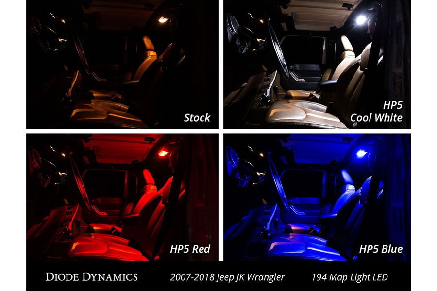 Diode Dynamics Interior LED Conversion Kit, Stage 1 - Red - JK