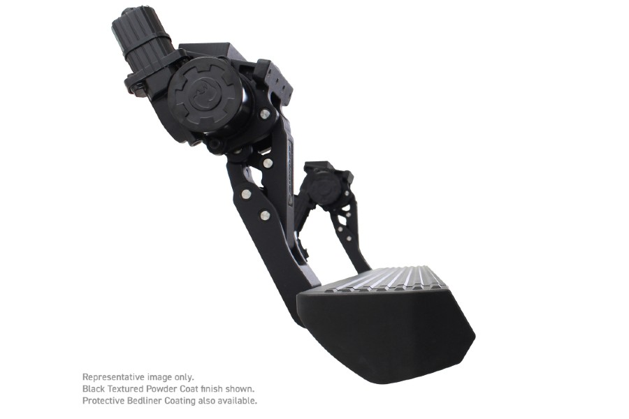 Go Rhino E-Board E1 Electric Running Board Kit, Textured Black, Cab Length - JK 2dr