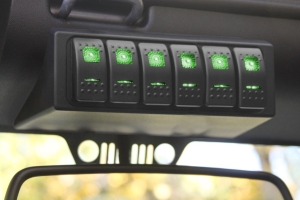 S-Tech 6 Switch System, Green LED - JK