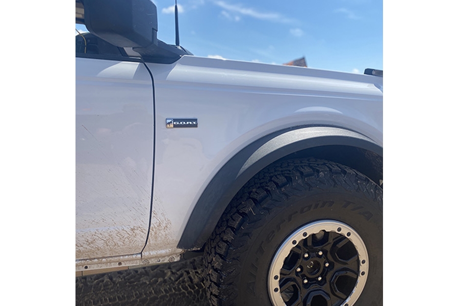 Ford Performance Parts G.O.A.T. Badge - Black/Chrome - Bronco & Bronco Sport 2021+