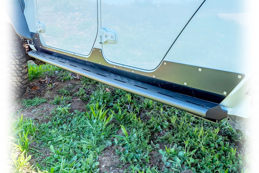 Turn Offroad Rock Slider Steps w/ Frame Mount System - JT 