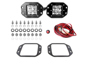 Rigid Industries Dually Flood Light Set w/ Flush Mount