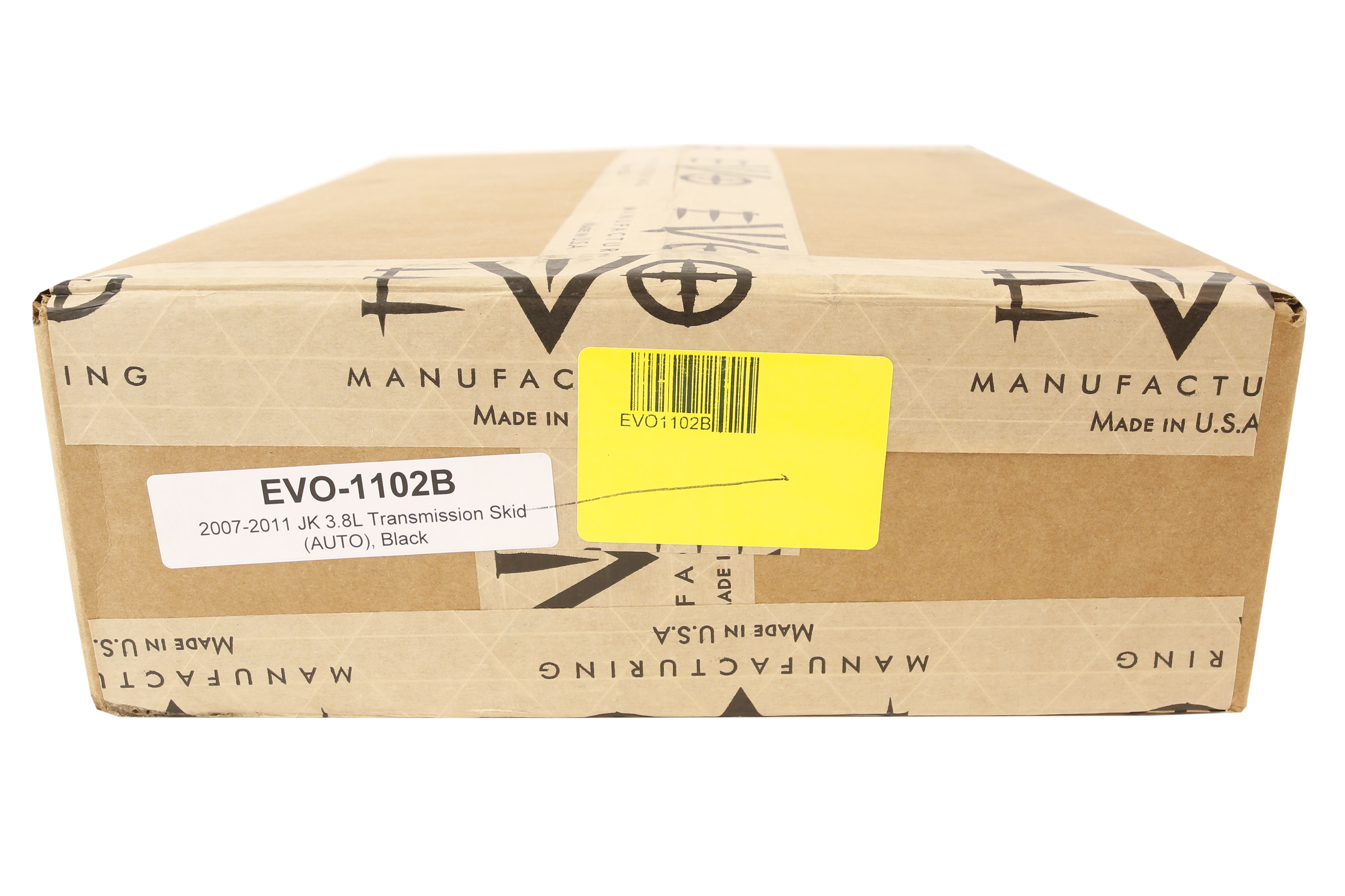 EVO Manufacturing Protek Transmission Skid Black - JK 2007-11