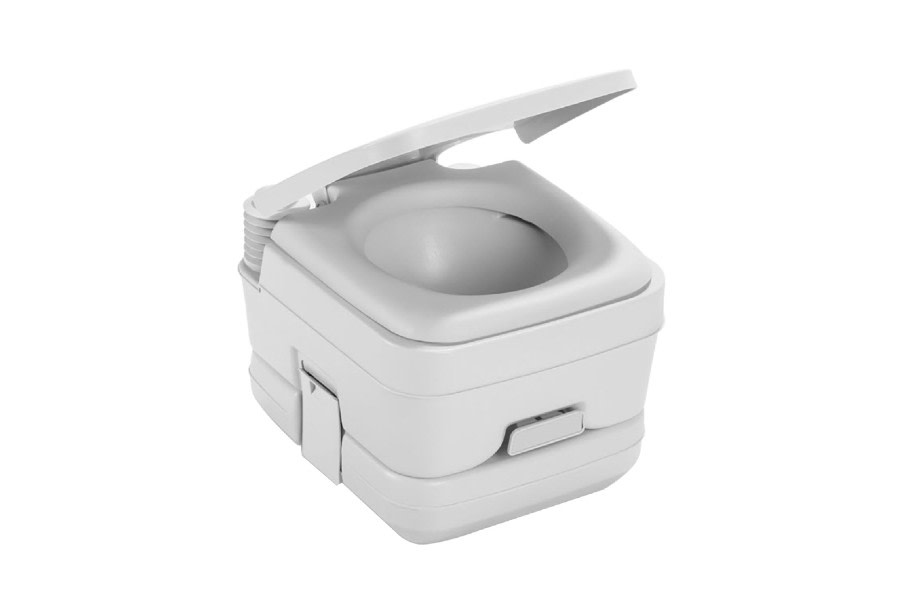 Dometic 964 Portable Toilet w/ Mounting Brackets - Platinum