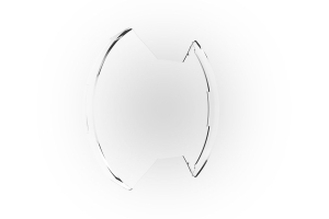 KC HiLiTES SlimLite 8in LED Light Shield - Clear