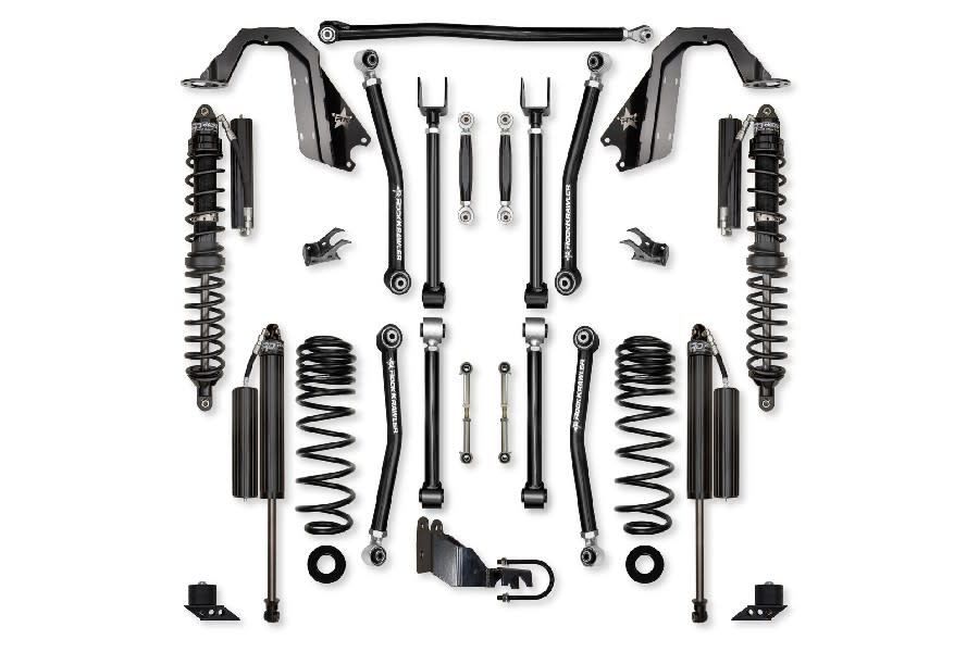 Rock Krawler 4.5in Adventure X No Limits Coil Over Mid Arm Lift Kit - JL 4xe