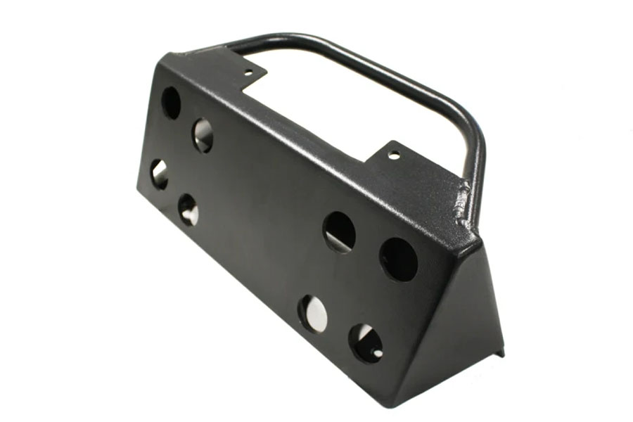 Rock Hard 4x4 Patriot Series Front Bumper Winch Plate w/ Fairlead Mount - XJ/WJ/ZJ