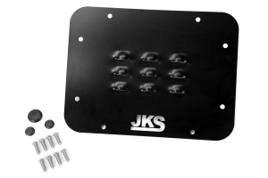 JKS Louvered Tailgate Vent Cover Black - JK