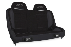 PRP Elite Series Rear Bench Seat - Black - JK 4Dr