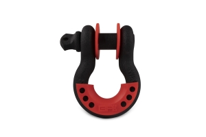 Body Armor 3/4in Black D-Ring w/ Red Isolators - Single