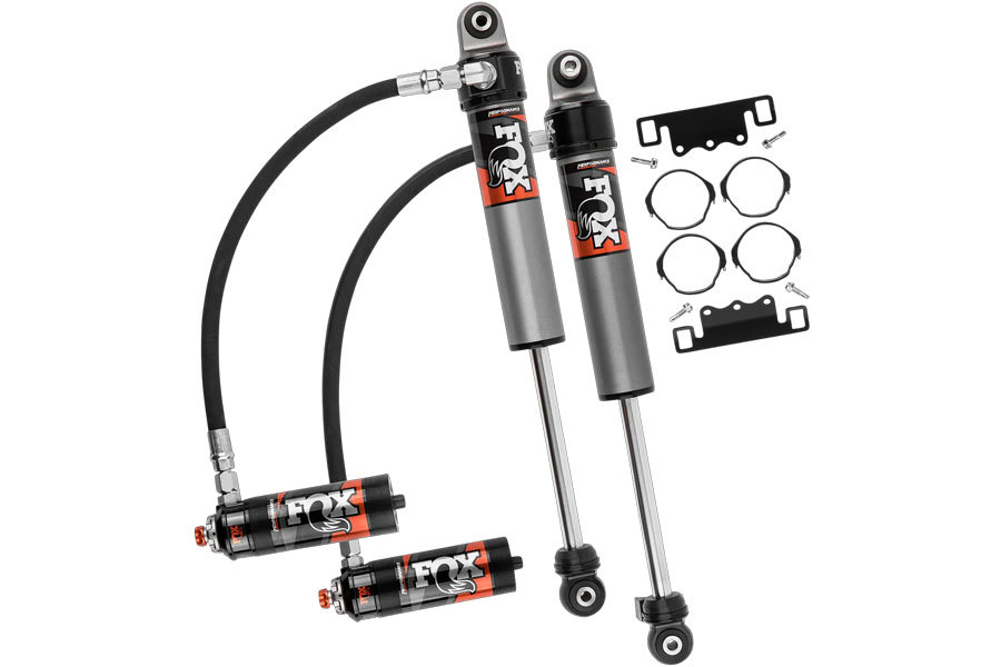 Fox Elite Series 2.5 Reservoir Shock Front 3.5-4 Lift, Pair - JT/JL