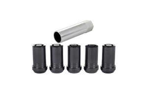 McGard 14x1.5 Tuner Cone Wheel Locks, Black 5 pieces