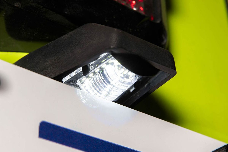 Form Lighting LED License Plate Light, Single - 2009+ JK