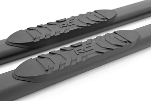 Rough Country Oval Nerf Steps - Black    - Bronco Sport 2021+