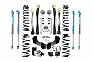 EVO Manufacturing 4.5in Enforcer Overland Stage 3 Lift Kit w/ King 2.0 Shocks - JL 4Dr