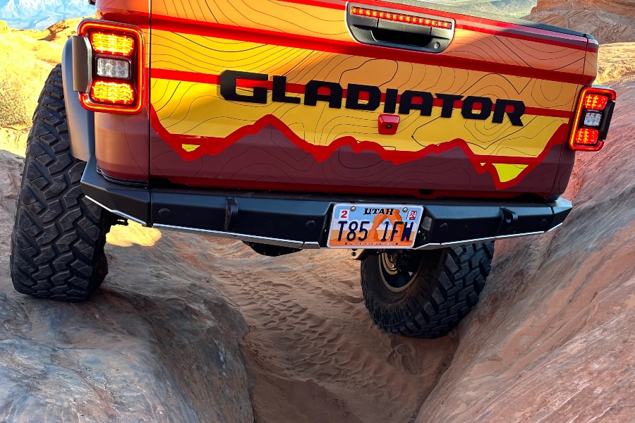 Artec Industries High Clearance Comp Rear Bumper, Raw Steel  - JT