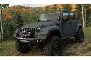 Road Armor Stealth Front Winch Bumper - Texture Black  - JK 