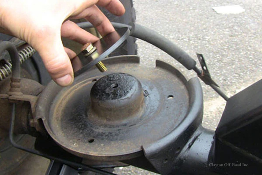 Clayton Off Road Rear Coil Spring Retainer Kit  - TJ/ LJ 