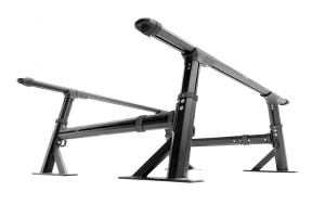 Overland Vehicle Systems Freedom Rack w/ Cross Bars and Side Supports - For 6.5ft Truck Beds