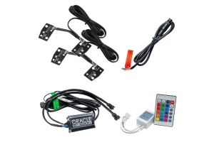 Oracle Lighting Color shift RGB+W Headlight Halo Upgrade Kit, w/2.0 Controller - Bronco 2021+