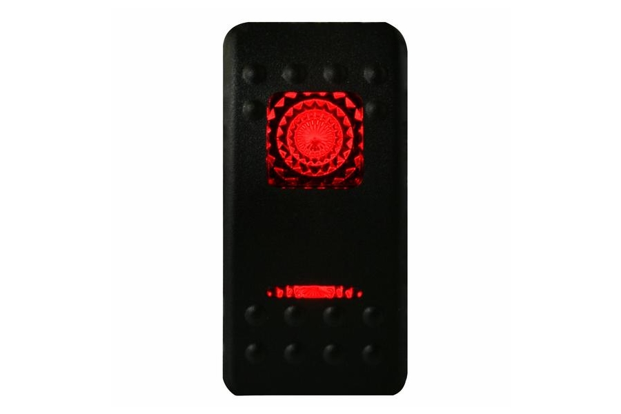 Bulldog Winch Rocker Switch ON/OFF 5-Pin, Red