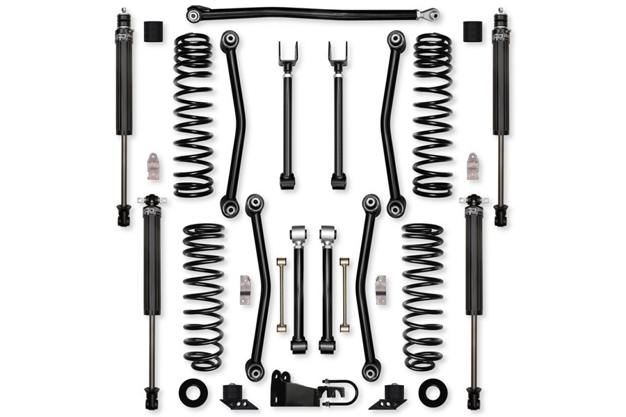 Rock Krawler 2.5in Ultimate Adventure Mid Arm Lift Kit, RRD IFP Shocks ( Part Number: JK25UA-2S1)