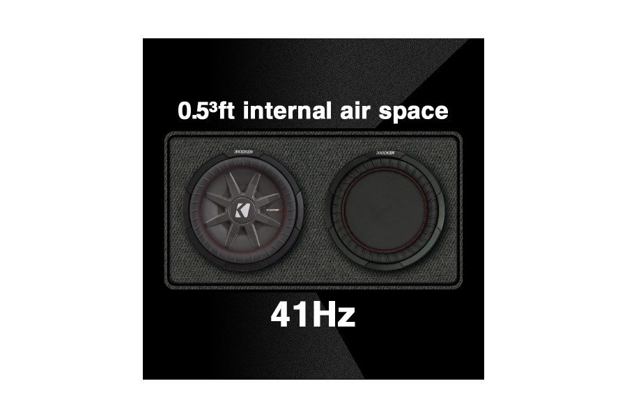 Kicker Car Audio Tuned Passive 10in Radiator for Sub Box Enclosure    