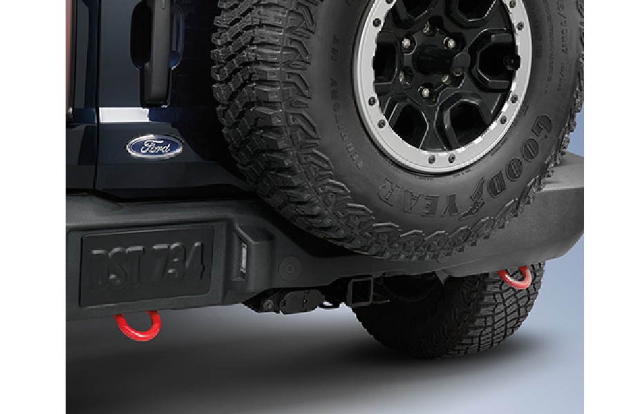 Ford Performance Parts Rear Tow Hooks-Pair-Red - Bronco 2021+