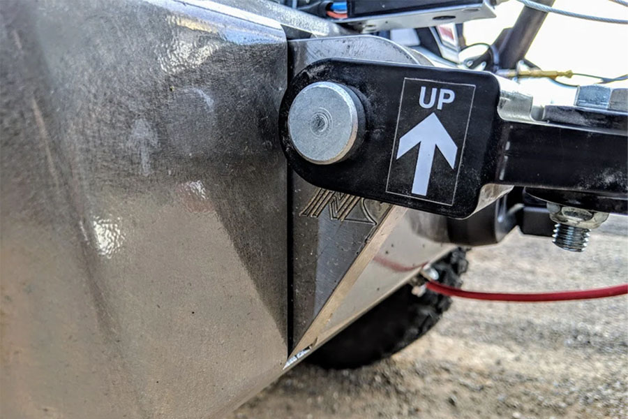 Next Venture Motorsports Front Bumper Only Steel Adventure Series - Bare - JK