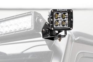 ZROADZ Side Mount For Front Roof Mounts w/2 - 3in Cube Pod Work Lights - JT/JL