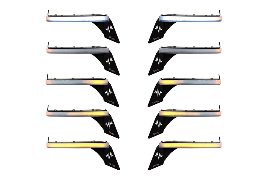 Quake LED HDX Slim DRL Fender Chop Kit - JT/JL Rubicon & Mojave