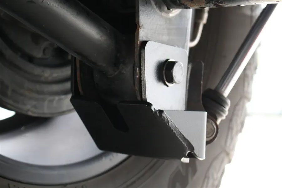 Rock Hard 4x4 Bolt-On Front and Rear Lower Control Arm Skid Plates - JK