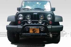 Black Horse Off Road Black Bull Bar / Skid Plate - JK
