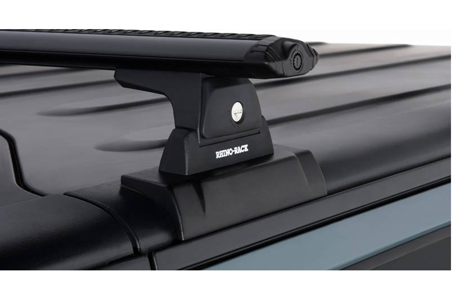 Rhino Rack Vortex RLT600 3-Bar Backbone Roof Rack - Black - JK 4Dr