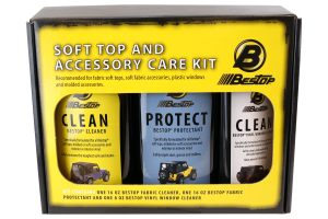 Bestop Fabric Care Cleaner and Protectant Pack (Cleaner / Protectant / Polish)