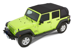 Bestop Trektop Glide Convertible Soft Top Black Diamond  - JK 4dr